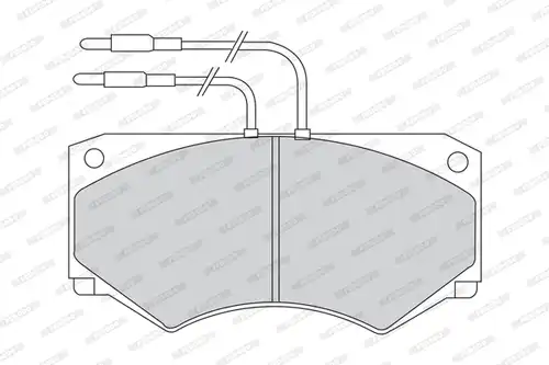 накладки FERODO FVR492