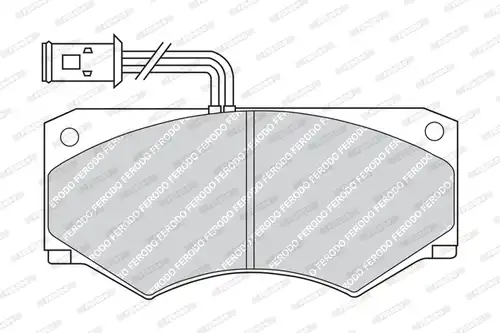 накладки FERODO FVR516