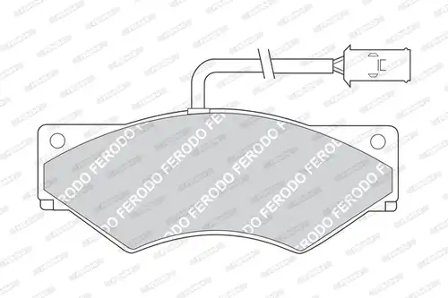 накладки FERODO FVR852