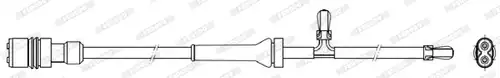 предупредителен контактен сензор, износване на накладките FERODO FWI255