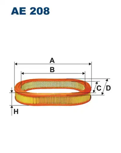 въздушен филтър FILTRON AE 208