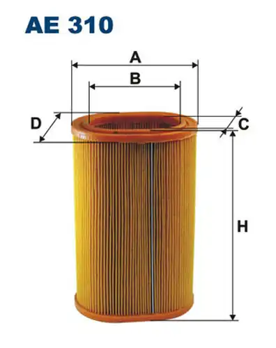 въздушен филтър FILTRON AE 310