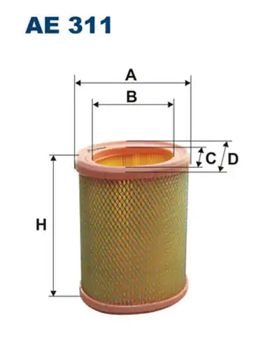 въздушен филтър FILTRON AE 311