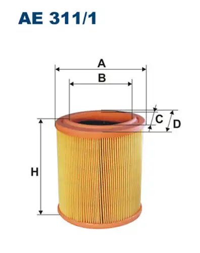 въздушен филтър FILTRON AE 311/1