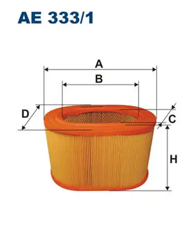 въздушен филтър FILTRON AE 333/1