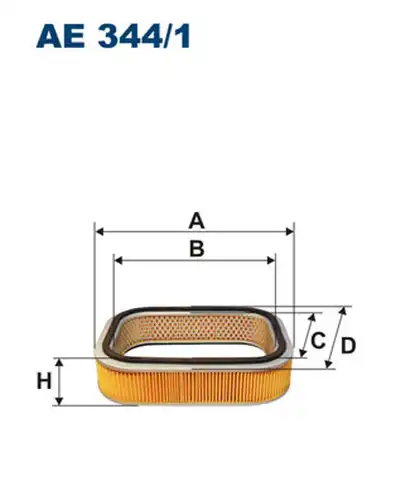 въздушен филтър FILTRON AE 344/1