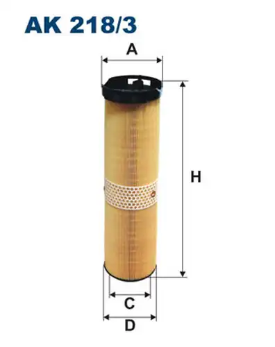 въздушен филтър FILTRON AK 218/3