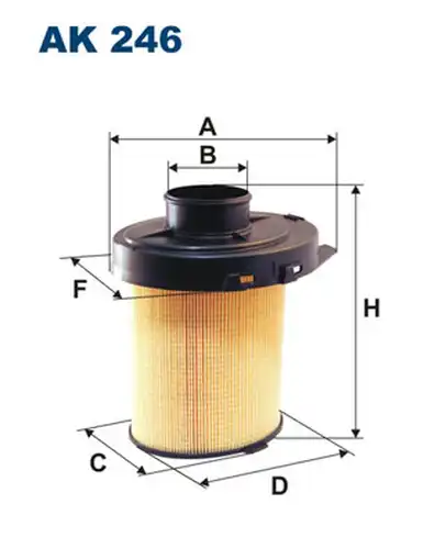 въздушен филтър FILTRON AK 246