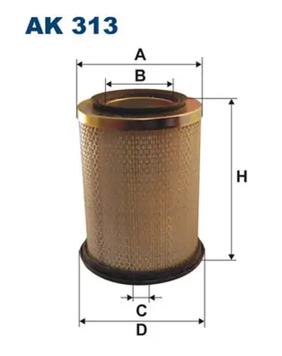 въздушен филтър FILTRON AK 313