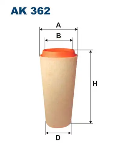 въздушен филтър FILTRON AK 362