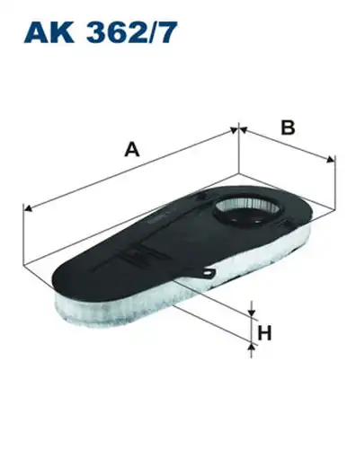 въздушен филтър FILTRON AK 362/7