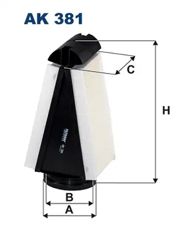 въздушен филтър FILTRON AK 381