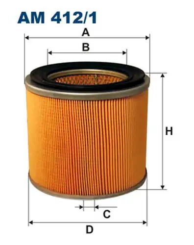 въздушен филтър FILTRON AM 412/1