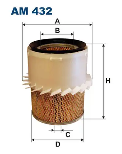 въздушен филтър FILTRON AM 432