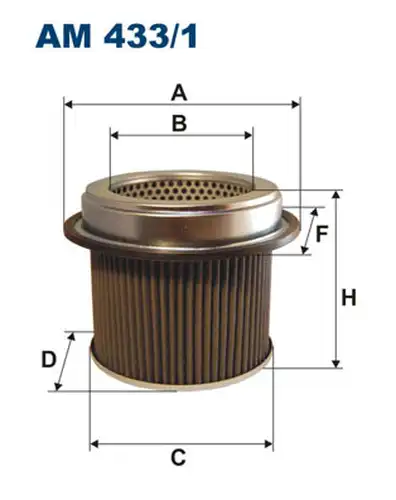 въздушен филтър FILTRON AM 433/1