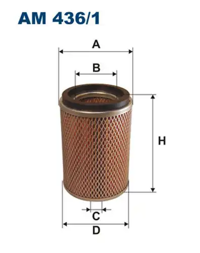 въздушен филтър FILTRON AM 436/1