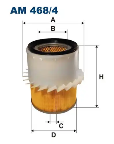 въздушен филтър FILTRON AM 468/4