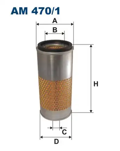 въздушен филтър FILTRON AM 470/1