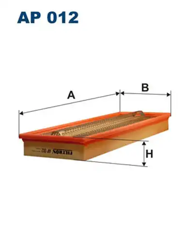 въздушен филтър FILTRON AP 012