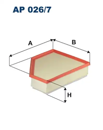 въздушен филтър FILTRON AP 026/7