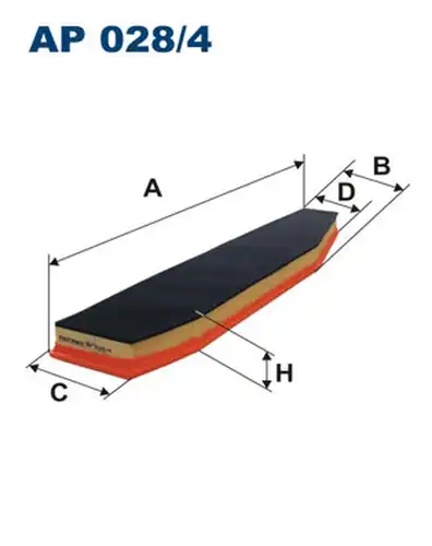 въздушен филтър FILTRON AP 028/4