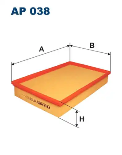 въздушен филтър FILTRON AP 038