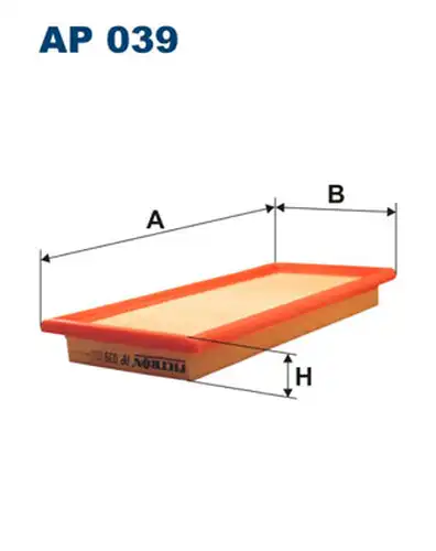 въздушен филтър FILTRON AP 039