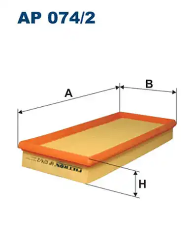 въздушен филтър FILTRON AP 074/2