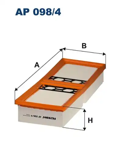 въздушен филтър FILTRON AP 098/4