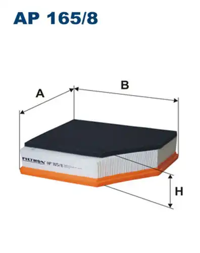 въздушен филтър FILTRON AP 165/8