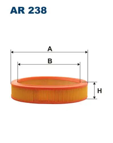 въздушен филтър FILTRON AR 238