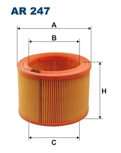 въздушен филтър FILTRON AR 247