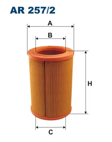 въздушен филтър FILTRON AR 257/2