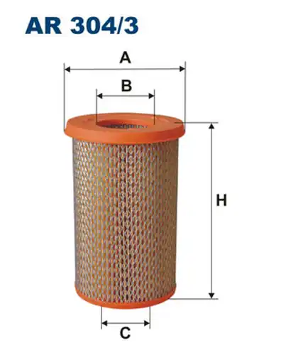 въздушен филтър FILTRON AR 304/3