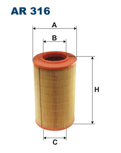 въздушен филтър FILTRON AR 316