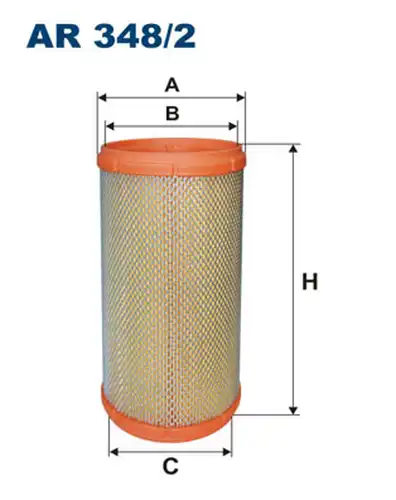 въздушен филтър FILTRON AR 348/2