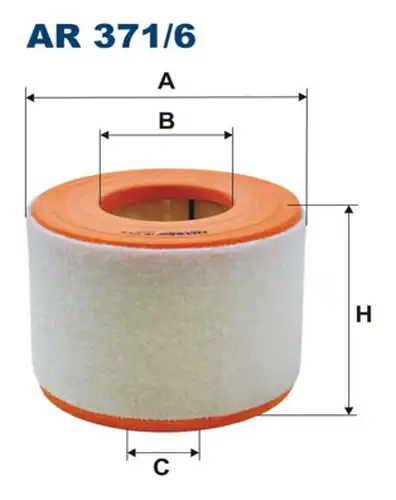 въздушен филтър FILTRON AR 371/6