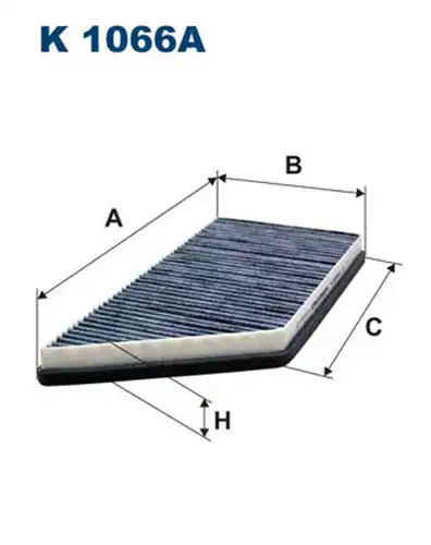 Филтър купе (поленов филтър) FILTRON K 1066A