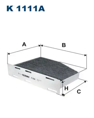 Филтър купе (поленов филтър) FILTRON K 1111A