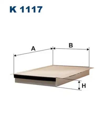 Филтър купе (поленов филтър) FILTRON K 1117