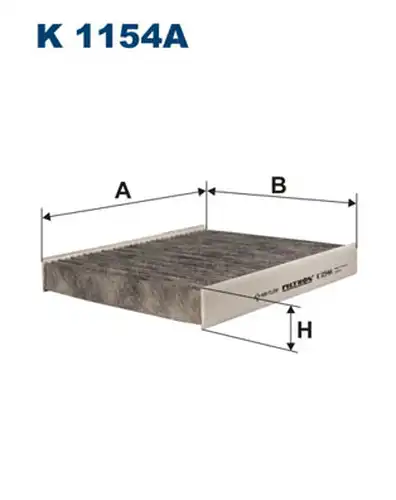 Филтър купе (поленов филтър) FILTRON K 1154A