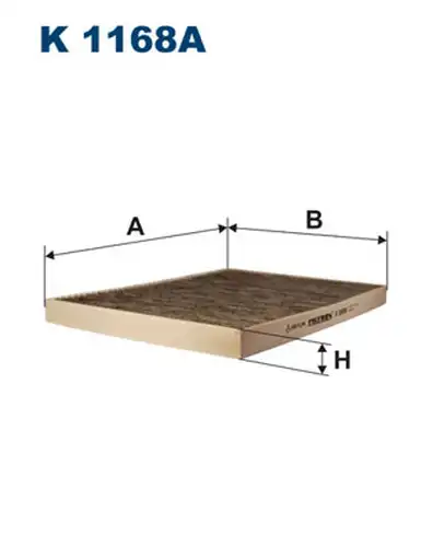 Филтър купе (поленов филтър) FILTRON K 1168A