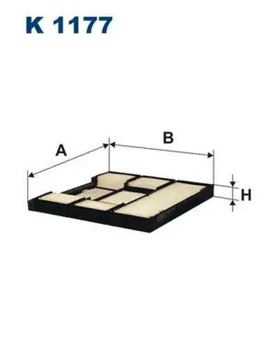 Филтър купе (поленов филтър) FILTRON K 1177