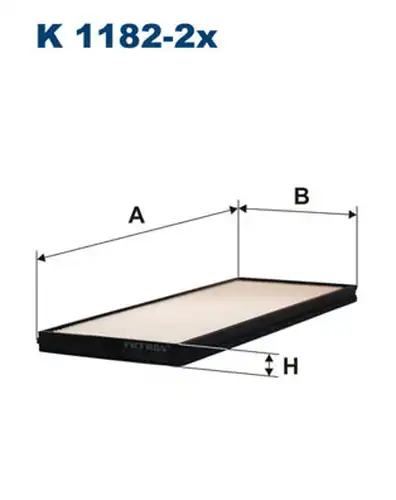 Филтър купе (поленов филтър) FILTRON K 1182-2x