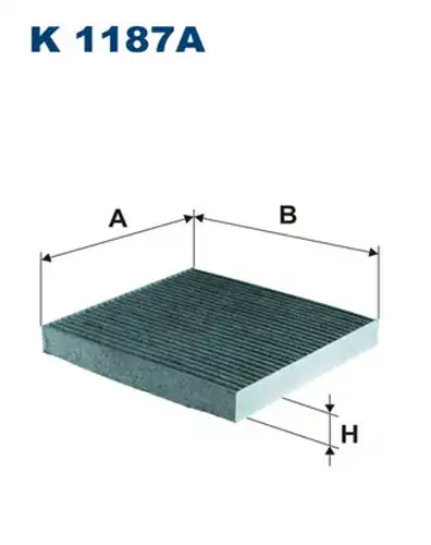Филтър купе (поленов филтър) FILTRON K 1187A