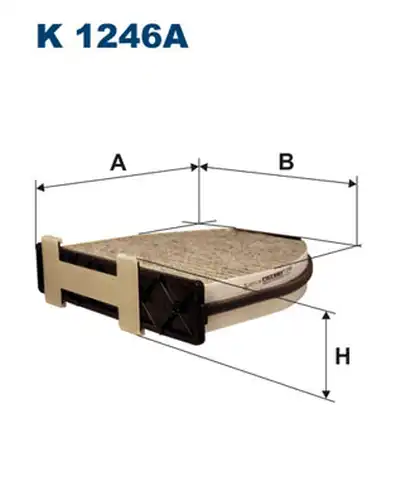 Филтър купе (поленов филтър) FILTRON K 1246A
