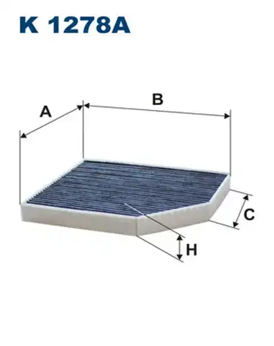 Филтър купе (поленов филтър) FILTRON K 1278A