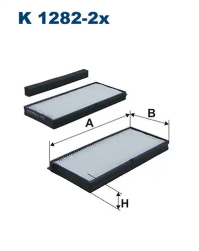 Филтър купе (поленов филтър) FILTRON K 1282-2x