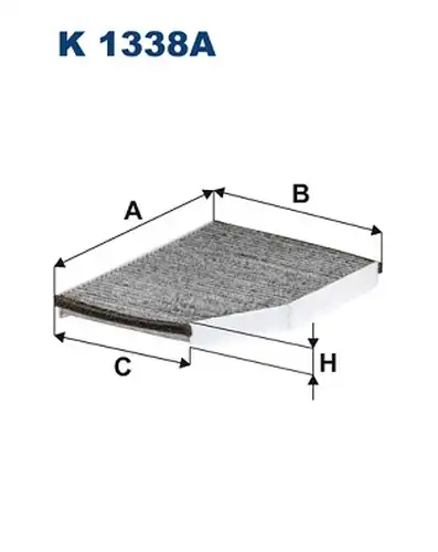 Филтър купе (поленов филтър) FILTRON K 1338A