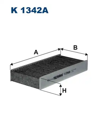 Филтър купе (поленов филтър) FILTRON K 1342A-2x